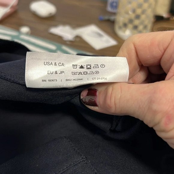 MM Lafleur Navy Foster Pant - Power Stretch Pant Size 8 - Picture 11 of 13